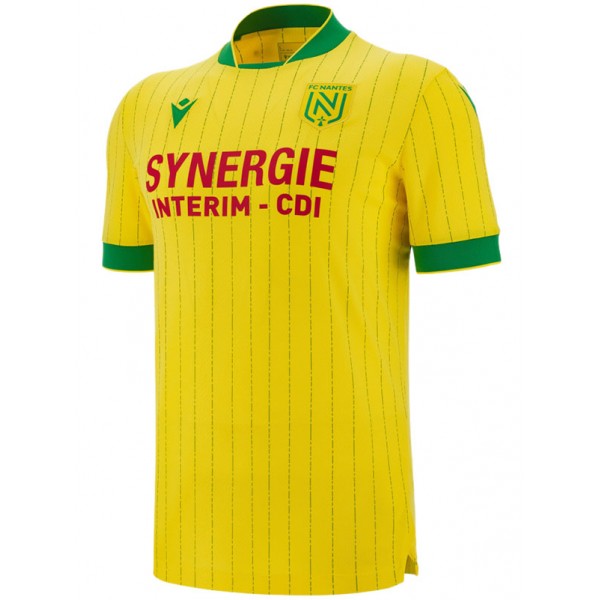 FC Nantes maillot domicile uniforme de football adulte kit de vêtements de sport pour hommes haut de football chemise 2025-2026